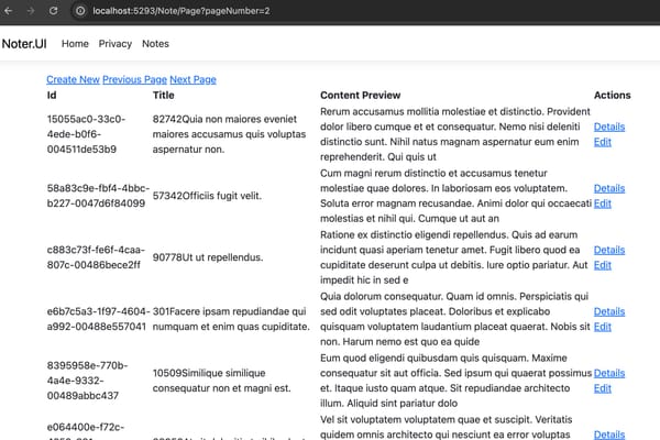 First Look into ASP.NET Core MVC - Notes Management App